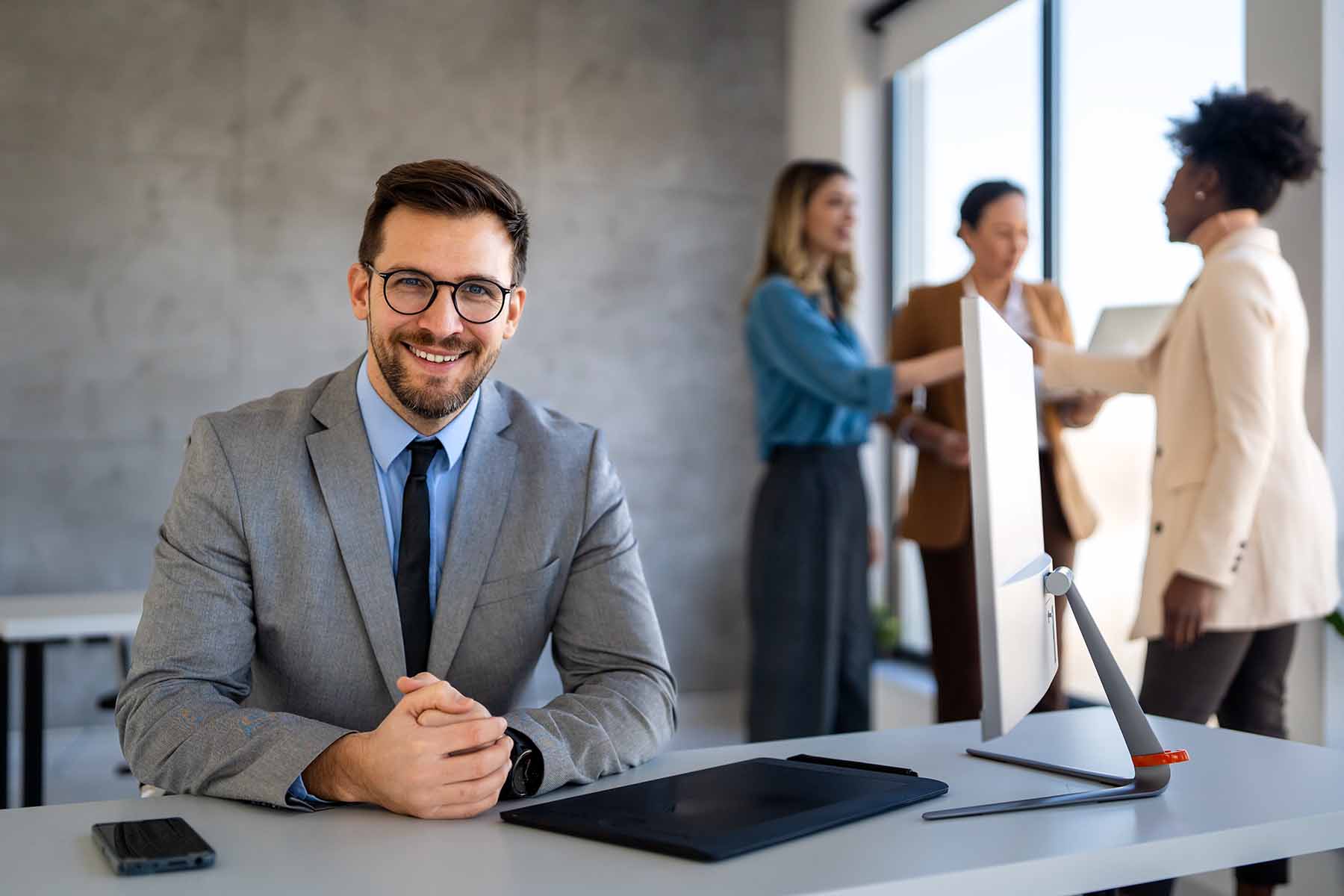 professional in office environment